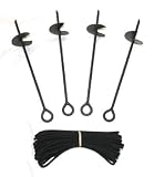 Anchor Kit W/Rope 4 Pc.
