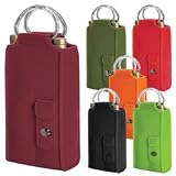 Brunello Insulated Two Bottle Wine Tote - Red