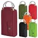 Brunello Insulated Two Bottle Wine Tote - Red