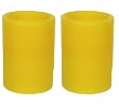 Flameless pillar candle 3 x 4 in autumn - set of 2