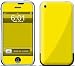 Solid State Yellow Protective Skin Decal Sticker for Apple iPhone (2G)