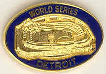 1984 Detroit Tigers World Series Pin Brooch by Balfour