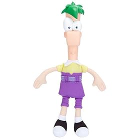  Disney Gabble Head Phineas and Ferb Plush -- Ferb