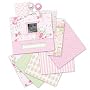K&Company Postbound Scrapbook Kit Boxed, 12-Inch by 12-Inch, Little House Baby Girl