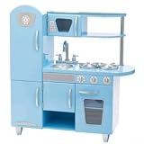 Product details for Light Blue Retro Kitchen w/ Refrigerator