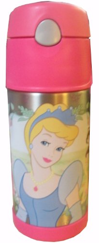 Thermos Disney Princess Funtainer 12 Oz. Bottle - Dark Pink