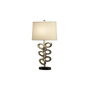 Nova Lighting 11437 Wanders Table Lamp 2-Pack, Painted Antiqued Pewter And Oil Rubbed...