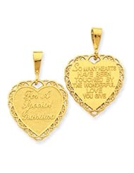 14k Gold Reversible For A Special Grandma Pendant