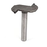 uxcell スロットアンダーカットルータビット　カッターツール　木工　6×63.5mm　シルバートーン