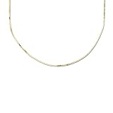 gold 22k jewelry-10k Yellow Gold .70mm Solid Box Chain Necklace, 22