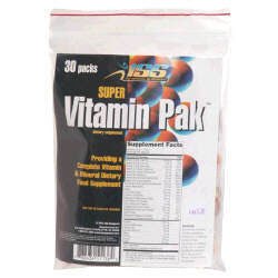 Super Vitamin Paks-ISS Research Multi-Vitamin/Mineral Pak, (2 Pack) 60 Day Supply