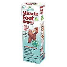 Miracle of Aloe Miracle Foot Repair Cream 4 Oz