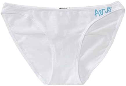 Aeropostale Women's Solid Aero Bikini Underwear L Bleach