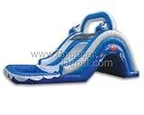 Inflatable drinking water Slides:13-Feet-Wide-Sea-World-Jumper-Water-Slide