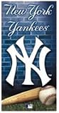 New York Yankees MLB Baseball 2012 Brick Wall Velour Bath or Beach Towel