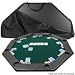 Trademark 52 X 52 Inch Octagon Padded Poker Tabletop Green Poker Layout, Green