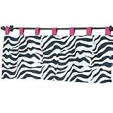 Funky Zebra Window Valance by JoJo Designs