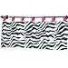 Funky Zebra Window Valance by JoJo Designs