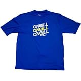 O'Neill boys rash tee: Loose fit rashguard shirt with 50+ UV protection