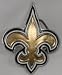 New Orlean Saints Enamel Pewter Buckle, NFL Football Buckle