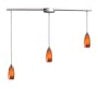 ELK Lighting 110-3L-ES 3 Light Milan Pendants Island Light, Satin