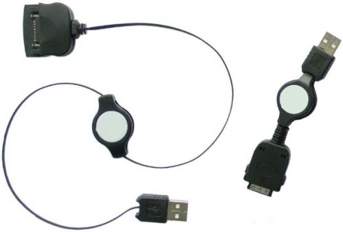 Einziehbares Kabel f&uuml;r Synchronisation Ladeger&auml;t f&uuml;r QTEK 2020/9090 / O2 XDA2 / SPV M1000/ Preisvergleich