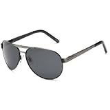 Identity P2211-2 Polarized Aviator Sunglasses