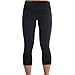 Zaggora New Hotpants Slimming Neoprene Weight Loss Fold Over Capri, Women's, Black