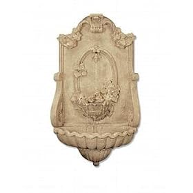 Dazzling Two Bird Tea Stained Wall Fountain