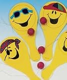 Silly Faces Paddles & Balls (12/PKG)