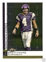 2009 Topps Finest Brett Favre -Minnesota Vikings Uniform- Football Trading Card- Shipped in Protective Screwdown Holder