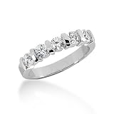 14K Gold Diamond Anniversary Rings 14K-AR27121920 0.75 Ctw.