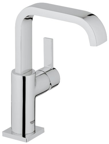 Grohe 23076000  Allure Einhand-Waschtischbatterie / hoher Auslauf / glatter K&ouml;rper ohne Zugstange