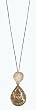 Buddhist Medallion & Naga Conch Shell Mala Bead