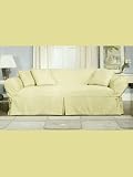 Sofa Slipcover Simply Suede, 100% Polyester, SAND 167327249-263