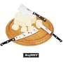 Berghoff Round Cheese Cutting Board & Knife Set - 4 Pieces