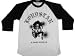 【 ラウドスター】LOUDSTAR ラグラン黒×白 3/4 slv (Black×White) an ogre WEST JAPAN H DOVE LEGEND WEAR FOR ALL Soldier Tribe / サイズS