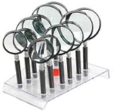 Electronics : 12 PIECE MAGNIFIER SET WITH STAND