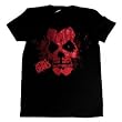 MICHALE GRAVES - Red Skull - Black Women's / Girls T-shirt (Babydoll / Girlie)