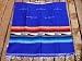 Cowboy Spaghetti Western Mexican Poncho costume BLUE