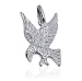 Eagle Hawk Falcon Bird Charm Sterling Silver 20 MM X 15 MM Pendant
