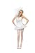 Sexy Halloween Costumes Adult White Like A Virgin Madonna Bride 1980S 80S Costume Theme Party Outfit Leg Avenue Small, White