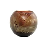 Mahogany Polished Globe by Esque for Unisex - 4 Inches Candle