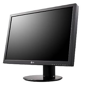LG L245WP 24" Widescreen LCD Monitor DVI S-Video Height Adjust 8ms 1000:1 Black