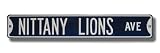 PENN STATE NITTANY LIONS NITTANY LIONS AVE AUTHENTIC METAL STREET SIGN (6 X 36)