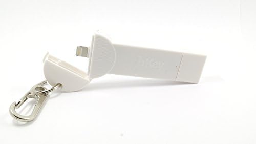 bKey USB Emergency iPhone Charger, Cable Free Power Bank, The Size Of A Car Key. 45+ Minutes Extra Talk, Text & Surf On Your Keychain.