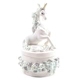 Unicorn Trinket Box, Blue