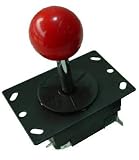 Classic Arcade Joystick Red Ball Design