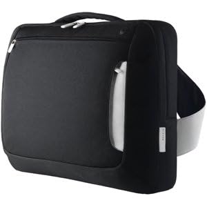 BELKIN F8N050-KLG-DL 15-Inch Notebook Messenger Bag (Black/Light Gray)