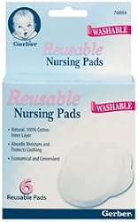 Gerber Reusable nursing pad, 6 pk